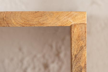 Set 3 rafturi pentru perete HEMINGWAY din lemn de mango, 43-94 cm [6]