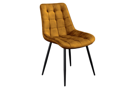 Scaune & fotolii - Set 4 scaun ROADSTAR din catifea galben
