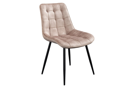 Scaune & fotolii - Set 4 scaun ROADSTAR din catifea sampanie