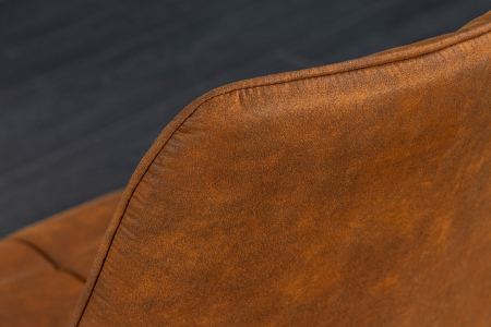 Set 4 scaun ROADSTAR din microfibra cognac [5]