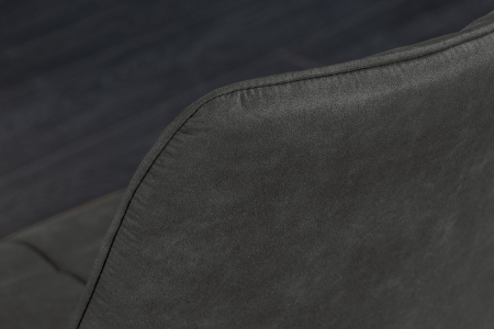 Set 4 scaun ROADSTAR din microfibra gri inchis [5]