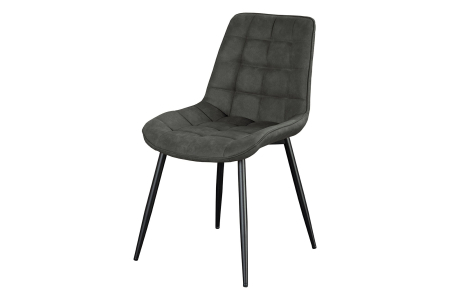 Scaune & fotolii - Set 4 scaun ROADSTAR din microfibra gri inchis