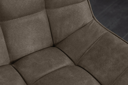 Set 4 scaun ROADSTAR din microfibra taupe [6]