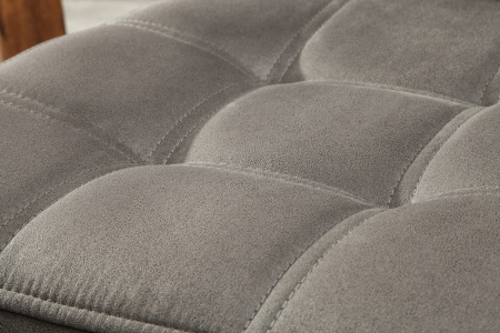 Set 4 scaune MODENA din microfibra gri si picioare din fier [4]