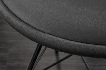 Set 4 scaune Scandinavia cu tapiterie din catifea [2]