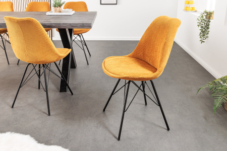 Set 4 scaune SCANDINAVIA MEISTERSTÜCK galbene [2]