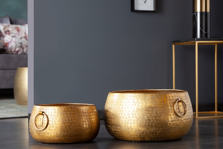 Set de 2 boluri ORIENT 28-40 cm, aurii [3]