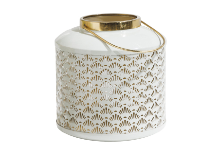 Decorațiuni - Set de 2 lanterne CANDLELIGHT de 20 cm, verde pastel