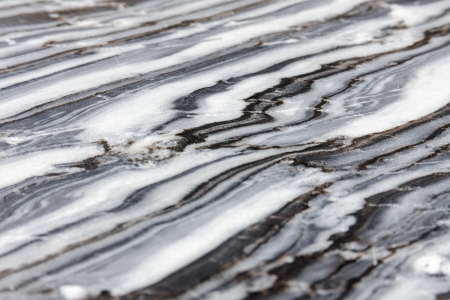 Set de 2 măsuțe laterale ELEMENTS gri blat din marmură [5]