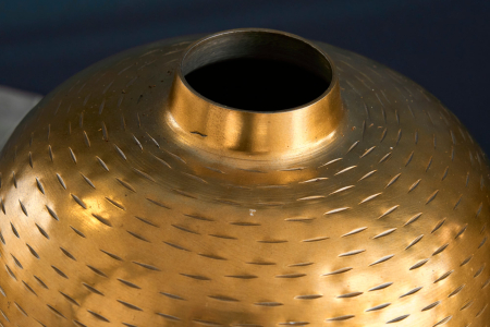 Set de 2 vaze ORIENTAL cu efect de lovitură de ciocan auriu [5]