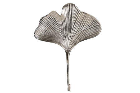 Decorațiuni - Set de 3 cuierele decorative de perete GINKGO argintii