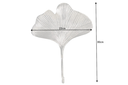 Set de 3 cuierele decorative de perete GINKGO aurii [8]