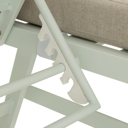 Set de exterior din aluminiu bej-alb [11]