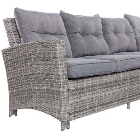Set exterior din rattan 201 x 254 x 88 cm [2]