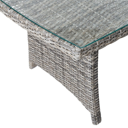 Set exterior din rattan 201 x 254 x 88 cm [4]