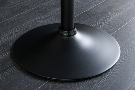 Set două scaune de bar MODENA, înălțime reglabilă între 96 și 116 cm, rotativ la 360°, catifea antracit cu cadru negru [11]