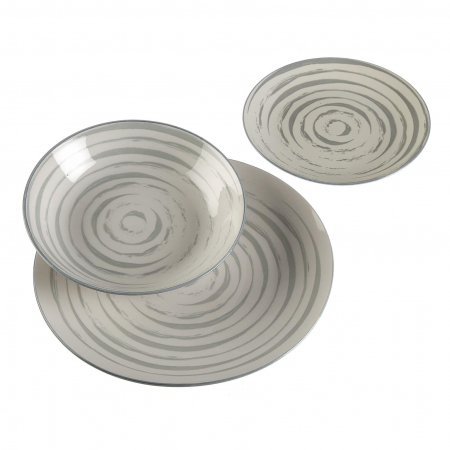 Seturi de vase - Set veselă 18 piese din porțelan ESPIRAL Versa