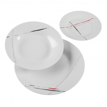 Seturi de vase - Set veselă 18 piese din porțelan STRAW Versa