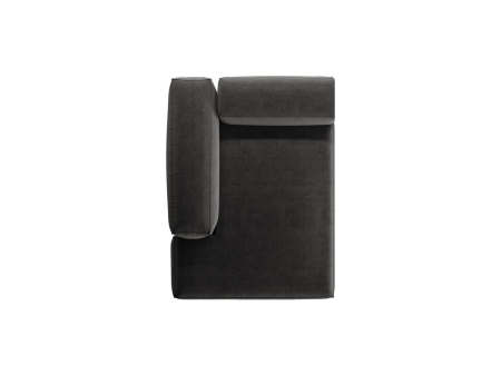 Șezlong Bergamo cu tapițerie din țesătură structurală [2]