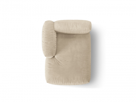 Sezlong Martina cu tapiterie din catifea [3]