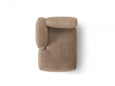 Sezlong Martina cu tapiterie din catifea [3]