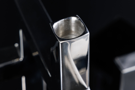 Sfeșnic ABSTRACT 50 cm 5 flăcări argintiu [6]