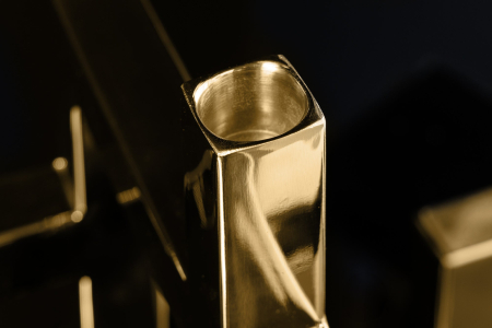 Sfeșnic ABSTRACT 50 cm 5 flăcări auriu [8]