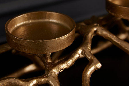 Sfeșnic ABSTRACT 60 cm 4 flăcări auriu [5]