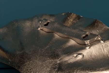 Sfeșnic decorativ de perete GINKGO argintiu [7]