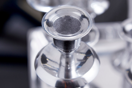 Sfeșnic MODERN BAROCK cu 7 flăcări, aluminiu argintiu [6]