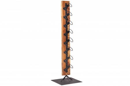 Suport sticle - Suport de sticle din lemn masiv de tec Euphoria, 140 cm