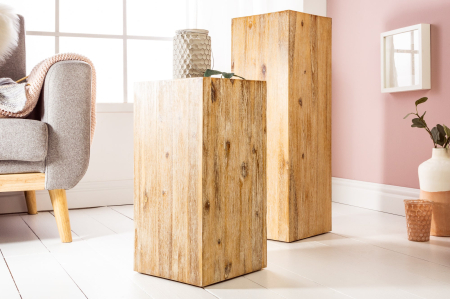 Stâlp decorativ COLUMNA 50 cm salcâm tec gri [4]