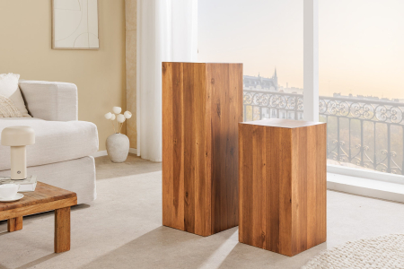 Stâlp decorativ COLUMNA 75 cm salcâm maro natural [4]