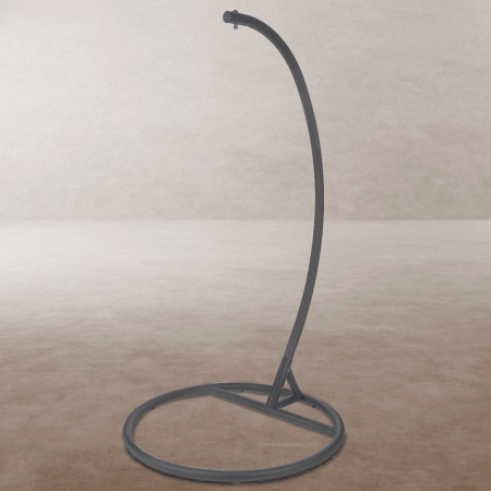 Mobilier Gradina - Stâlp pentru scaun de exterior ,gri metalic 104 x 192 cm