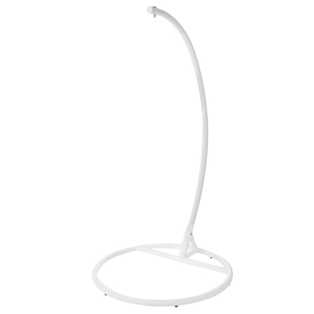 Mobilier Gradina - Stâlp pentru scaun suspendat de exterior Dido din oțel alb 104 x 192 cm
