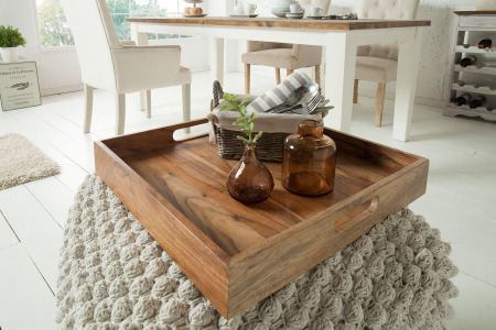 Tavă CIANO 40 cm din lemn de salcâm, fără ramă [2]