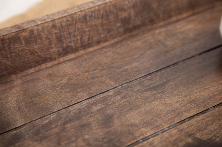 Tavă din lemn 44 cm maro mango [6]