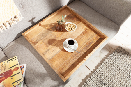 Tavă MAKASSAR 50 cm, lemn de mango natural [3]