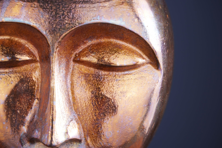 Vază decorativă FACE 50 cm cupru antic [6]