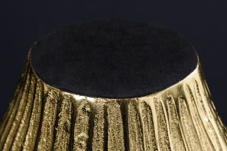 Vază ELEGANCE 30 cm cu efect de ciocănit, auriu antic [9]