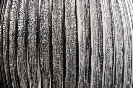 Vază ELEGANCE 30 cm cu efect de ciocănitură argintiu [7]