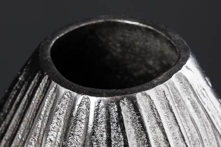 Vază ELEGANCE 30 cm cu efect de ciocănitură argintiu [6]