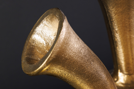 Vază KIYA 30 cm aurie cu 7 orificii pentru flori [8]