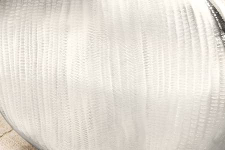 Vază ORIENT L 50 cm, efect de ciocan, argintiu [9]