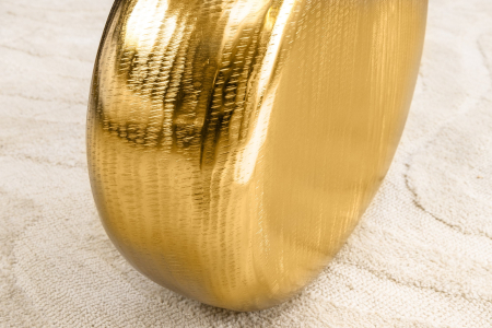 Vază ORIENT L 50 cm, efect de ciocan, auriu [8]