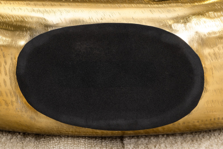 Vază ORIENT L 50 cm, efect de ciocan, auriu [10]