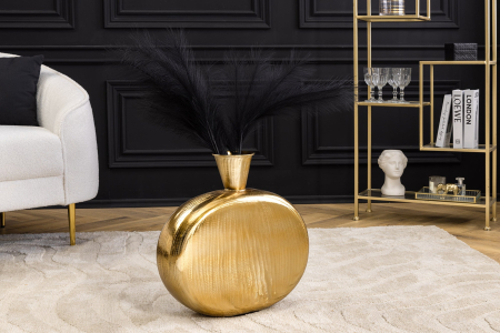 Vază ORIENT L 50 cm, efect de ciocan, auriu [4]