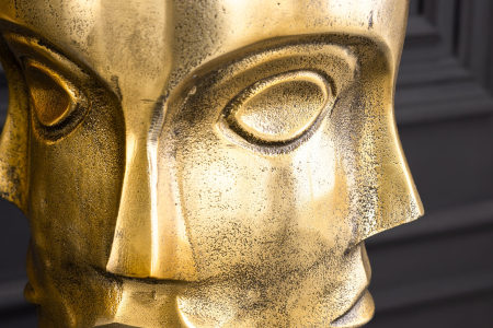 Vază pentru plante FACE, set de 2, aluminiu, alamă antică [7]