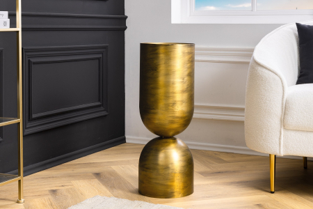 Vază SANDGLASS L 55 cm fier alamă [4]