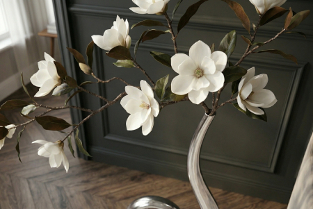 Vază WAVE XL 106 cm aluminiu argintiu [6]